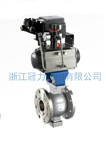 V型球閥：零部件少，使用操作方便！