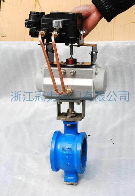 氣動V型調(diào)節(jié)球閥的工作機(jī)制